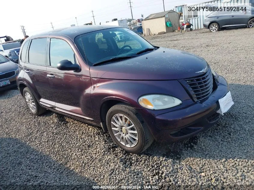 2005 Chrysler Pt Cruiser Touring VIN: 3C4FY58B65T592844 Lot: 40266557