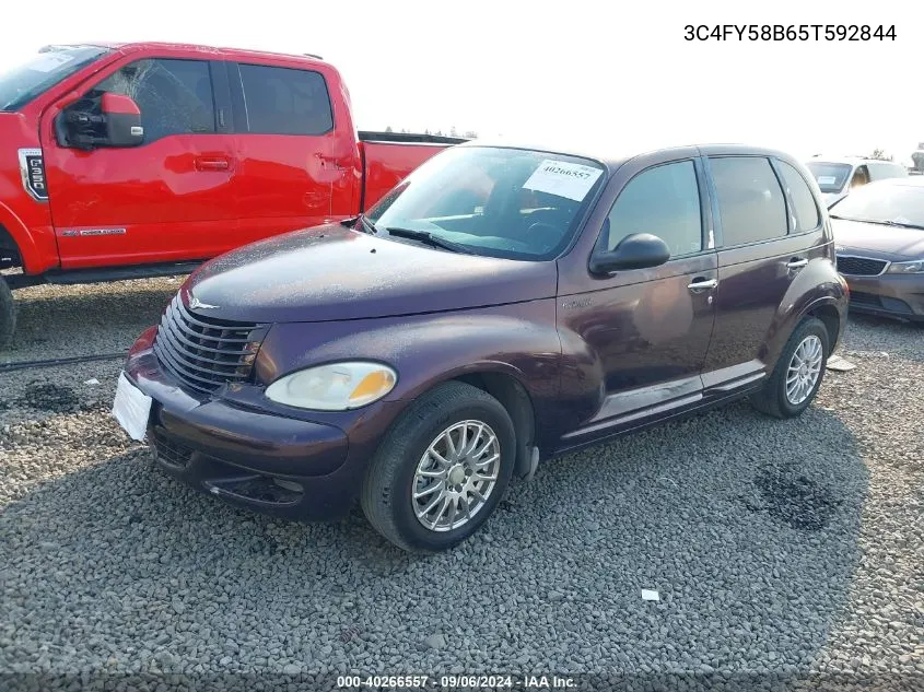 2005 Chrysler Pt Cruiser Touring VIN: 3C4FY58B65T592844 Lot: 40266557