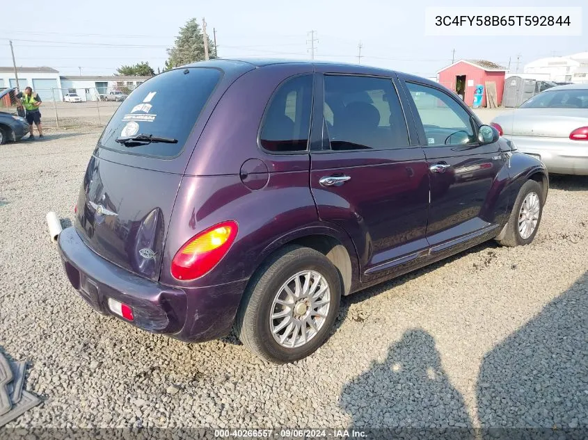 2005 Chrysler Pt Cruiser Touring VIN: 3C4FY58B65T592844 Lot: 40266557