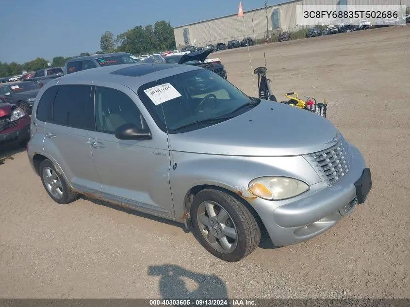 2005 Chrysler Pt Cruiser Limited VIN: 3C8FY68835T502686 Lot: 40303605