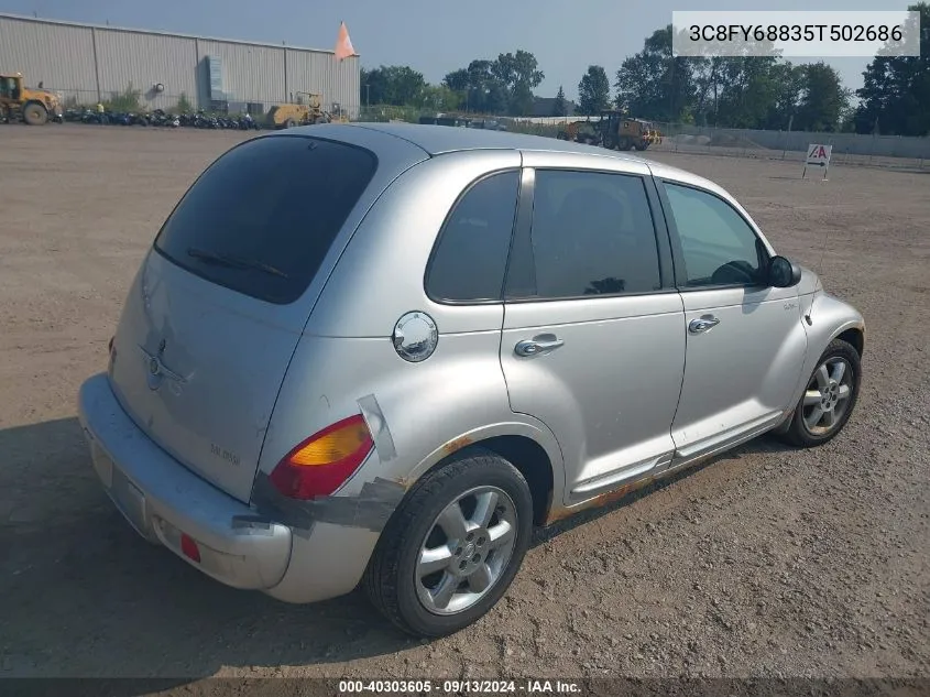 3C8FY68835T502686 2005 Chrysler Pt Cruiser Limited