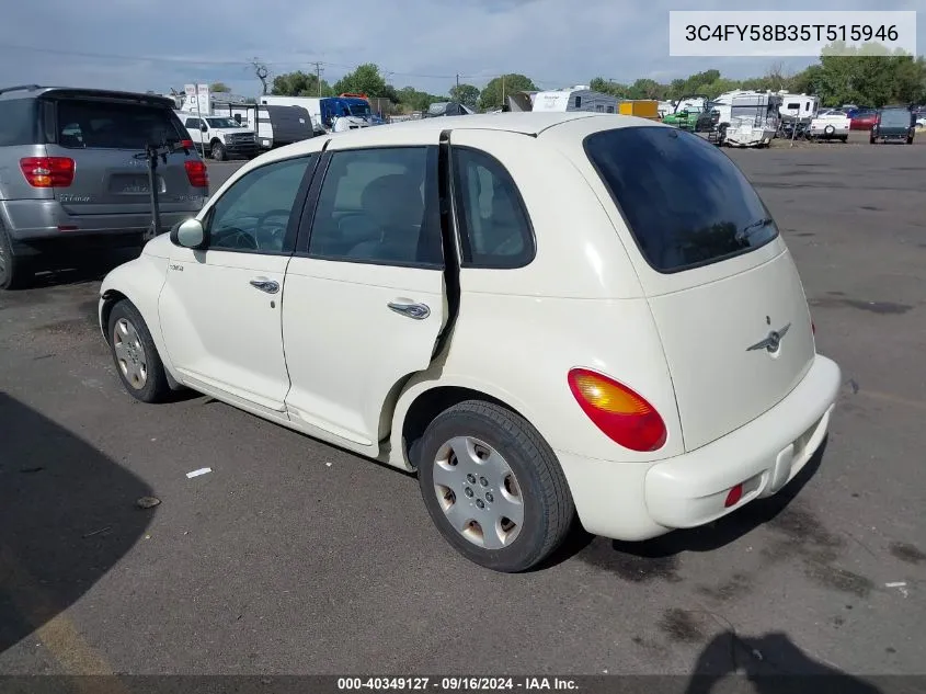 2005 Chrysler Pt Cruiser Touring VIN: 3C4FY58B35T515946 Lot: 40349127