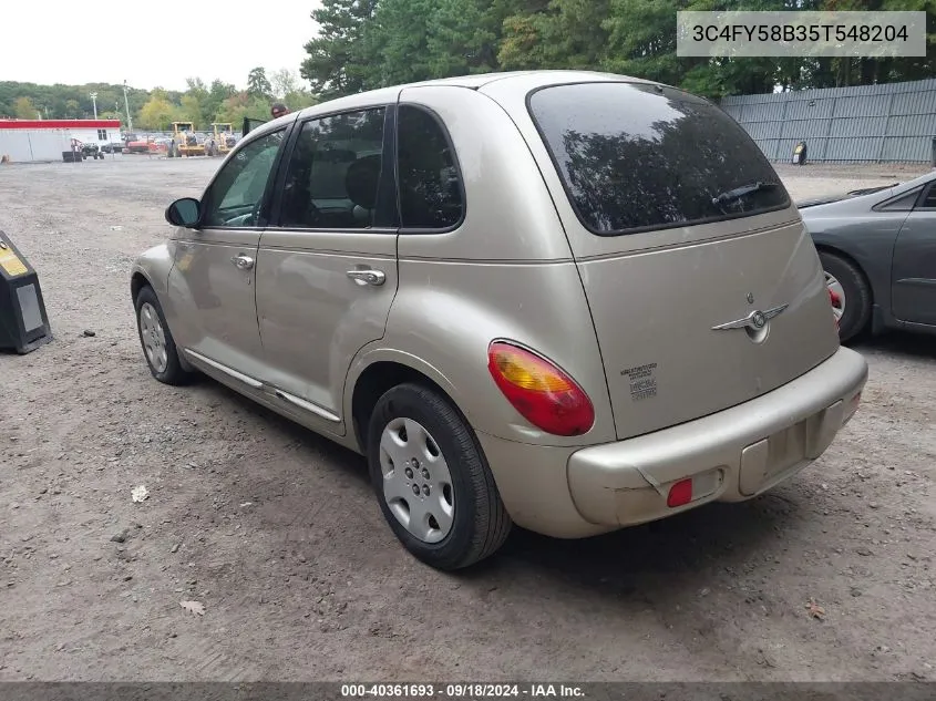 2005 Chrysler Pt Cruiser Touring VIN: 3C4FY58B35T548204 Lot: 40361693