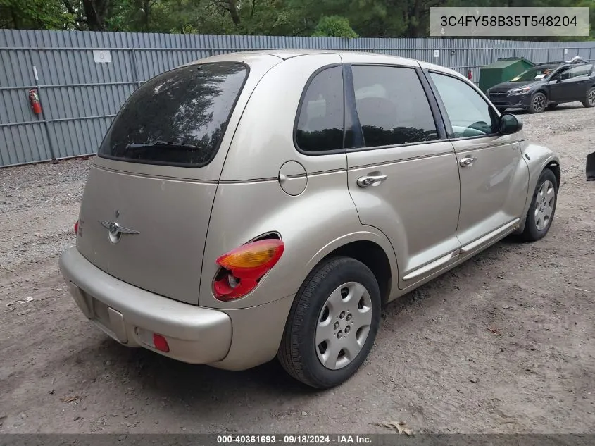 2005 Chrysler Pt Cruiser Touring VIN: 3C4FY58B35T548204 Lot: 40361693