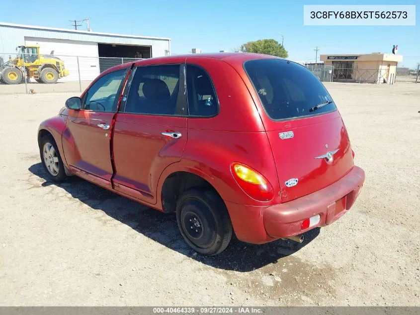 2005 Chrysler Pt Cruiser Limited VIN: 3C8FY68BX5T562573 Lot: 40464339