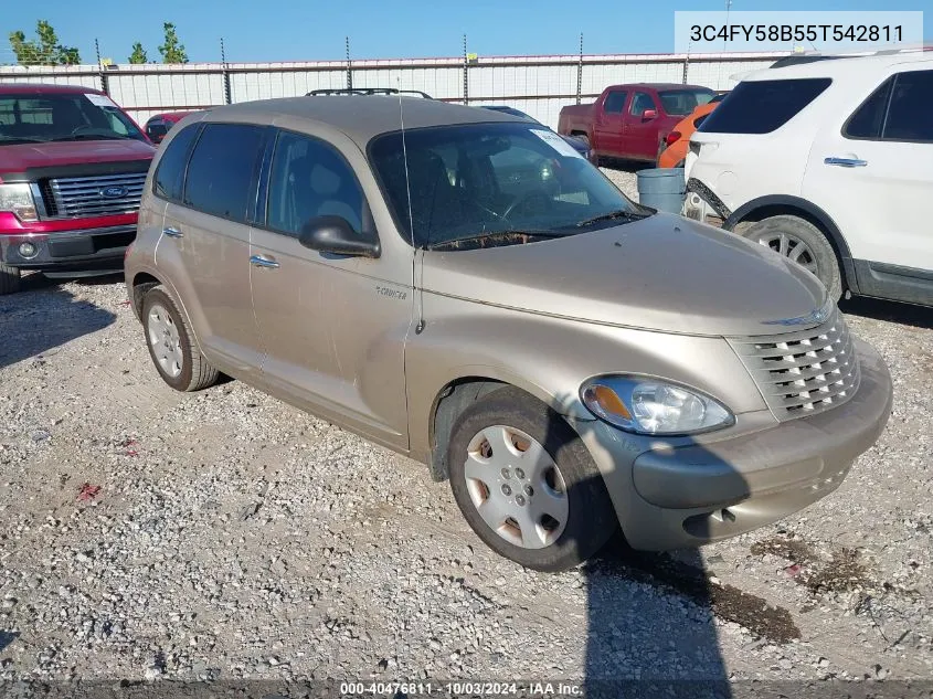 2005 Chrysler Pt Cruiser Touring VIN: 3C4FY58B55T542811 Lot: 40476811