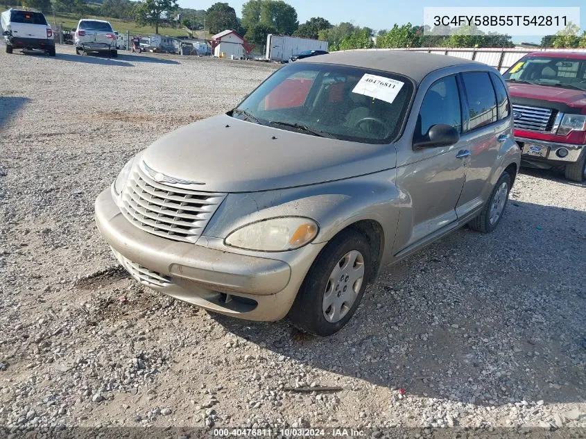 2005 Chrysler Pt Cruiser Touring VIN: 3C4FY58B55T542811 Lot: 40476811