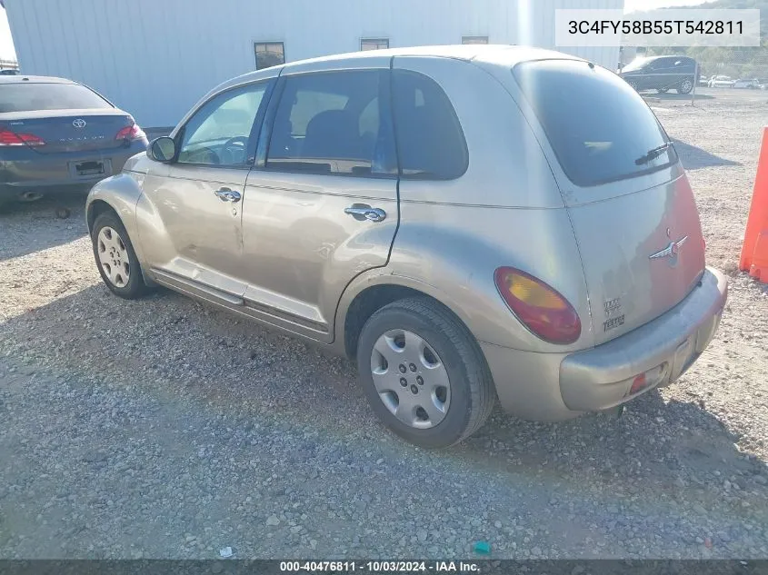 2005 Chrysler Pt Cruiser Touring VIN: 3C4FY58B55T542811 Lot: 40476811