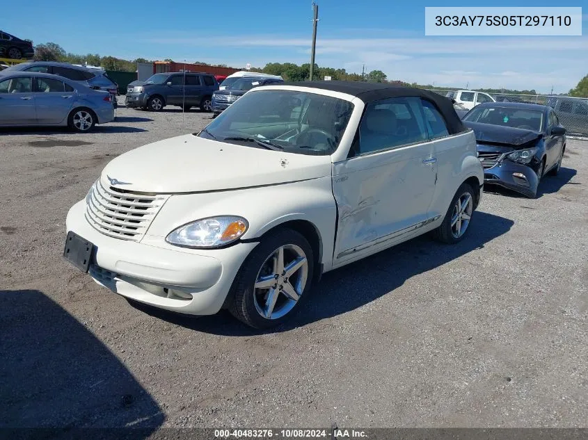 2005 Chrysler Pt Cruiser Gt VIN: 3C3AY75S05T297110 Lot: 40483276