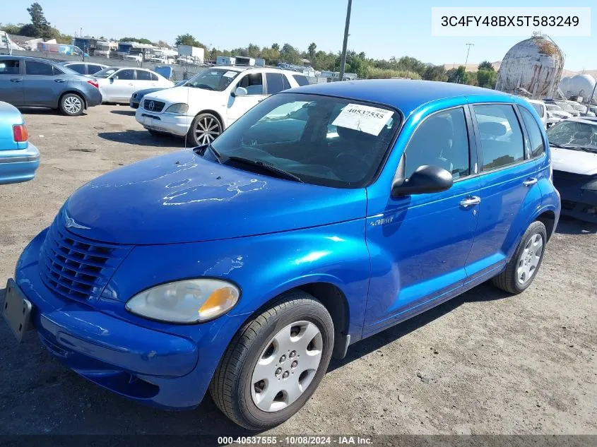 2005 Chrysler Pt Cruiser VIN: 3C4FY48BX5T583249 Lot: 40537555