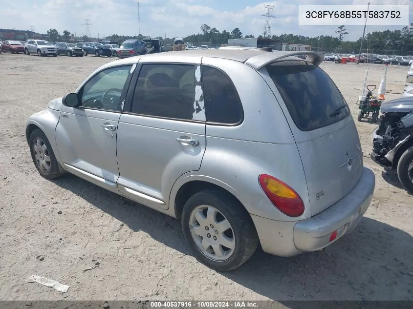 2005 Chrysler Pt Cruiser Limited VIN: 3C8FY68B55T583752 Lot: 40537916