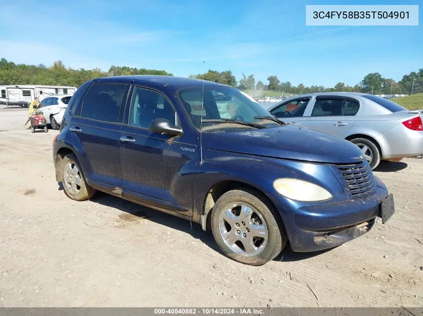 2005 Chrysler Pt Cruiser Touring VIN: 3C4FY58B35T504901 Lot: 40540882