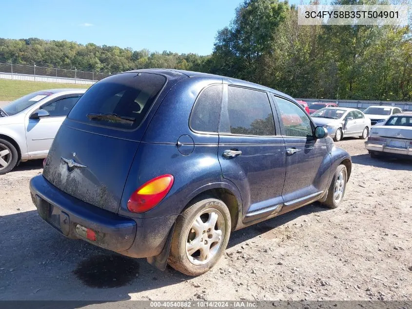 2005 Chrysler Pt Cruiser Touring VIN: 3C4FY58B35T504901 Lot: 40540882