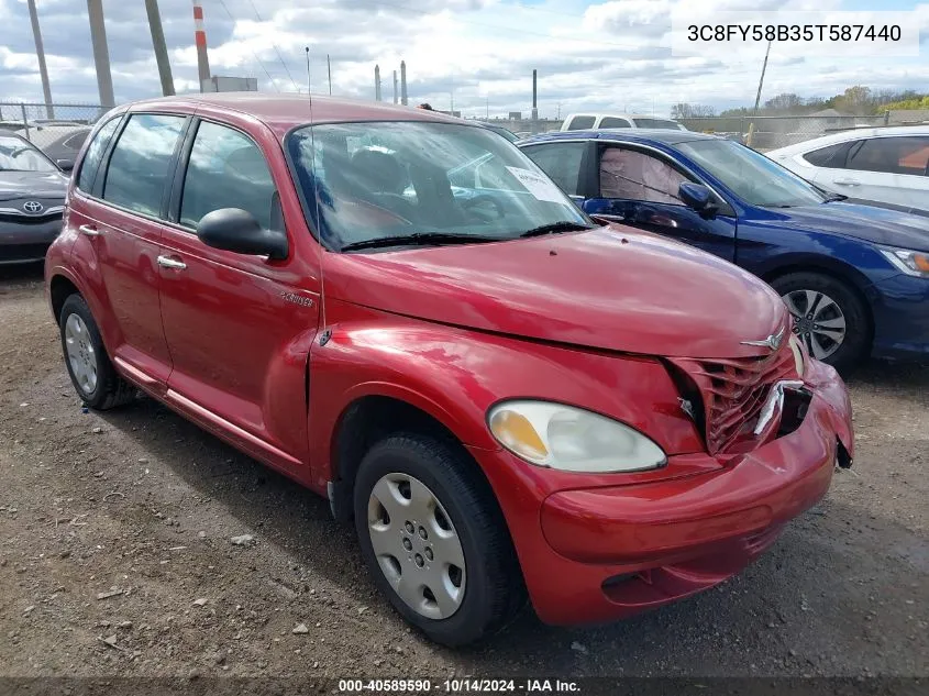 2005 Chrysler Pt Cruiser Touring VIN: 3C8FY58B35T587440 Lot: 40589590