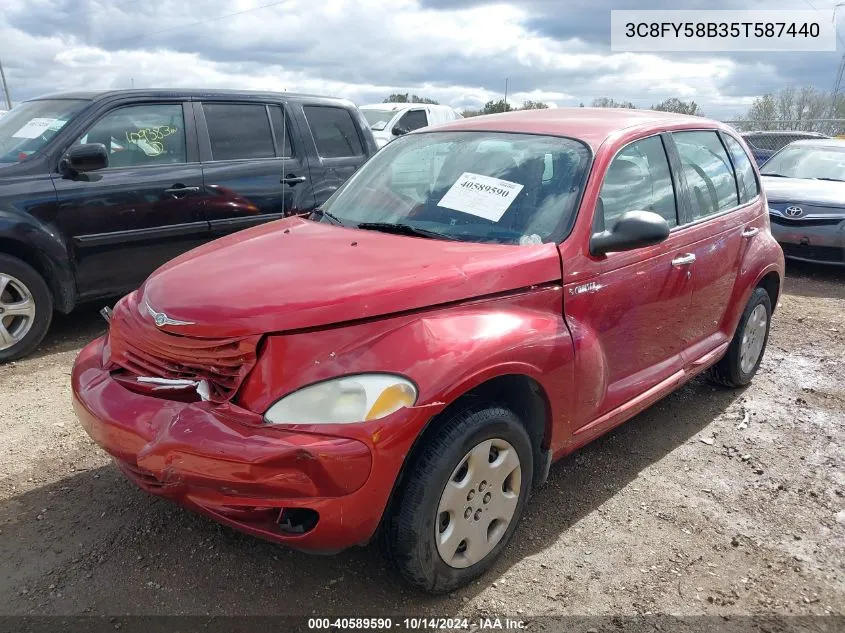 2005 Chrysler Pt Cruiser Touring VIN: 3C8FY58B35T587440 Lot: 40589590