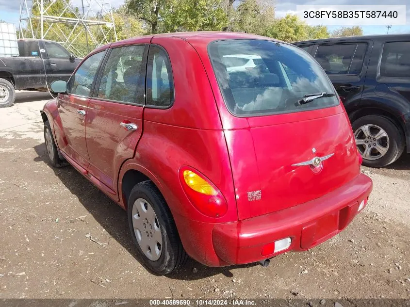 2005 Chrysler Pt Cruiser Touring VIN: 3C8FY58B35T587440 Lot: 40589590