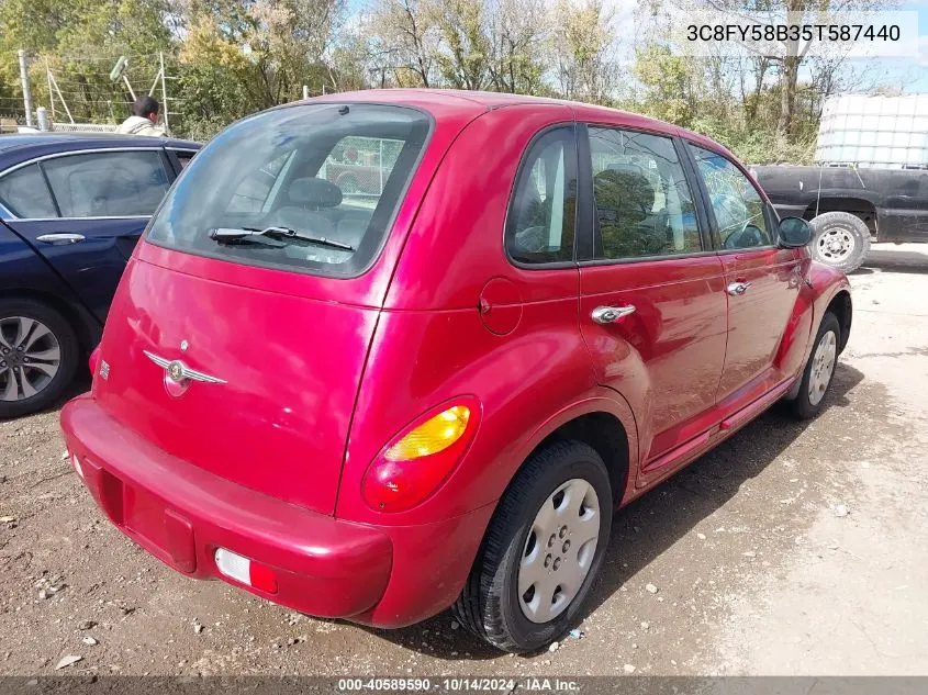 2005 Chrysler Pt Cruiser Touring VIN: 3C8FY58B35T587440 Lot: 40589590