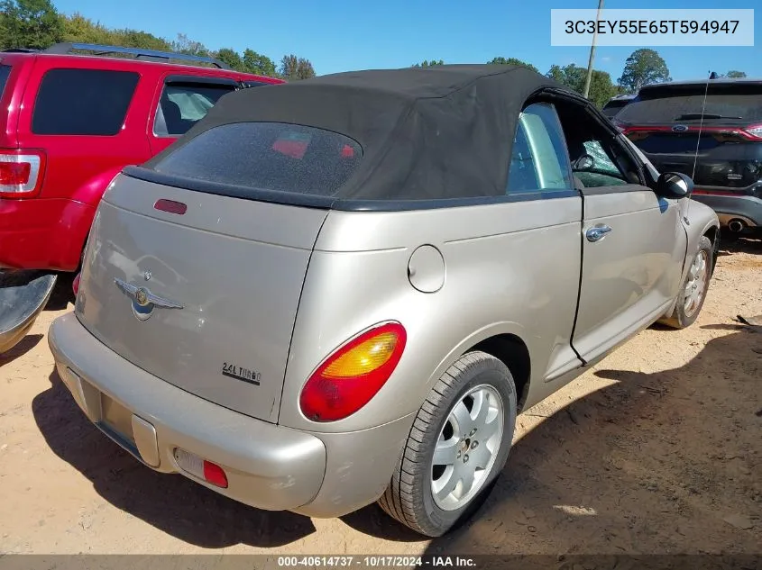 2005 Chrysler Pt Cruiser Touring VIN: 3C3EY55E65T594947 Lot: 40614737