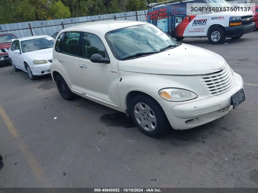 2005 Chrysler Pt Cruiser Touring VIN: 3C4FY58BX5T501137 Lot: 40640052