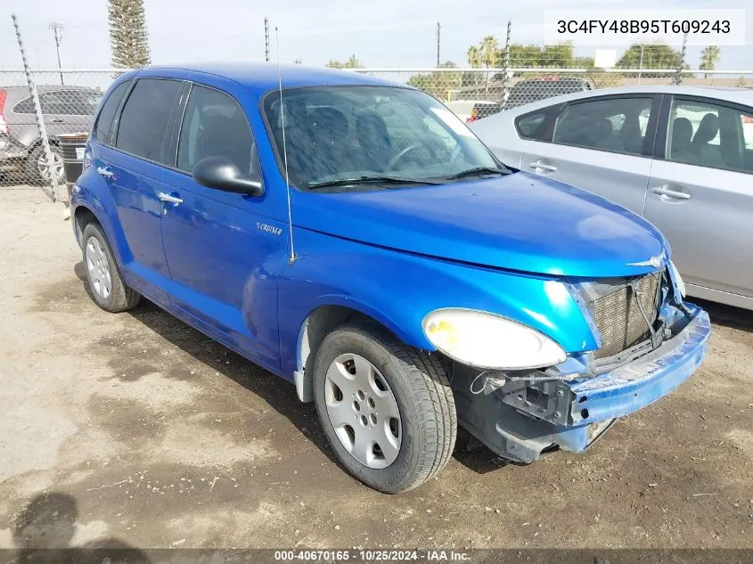 2005 Chrysler Pt Cruiser VIN: 3C4FY48B95T609243 Lot: 40670165