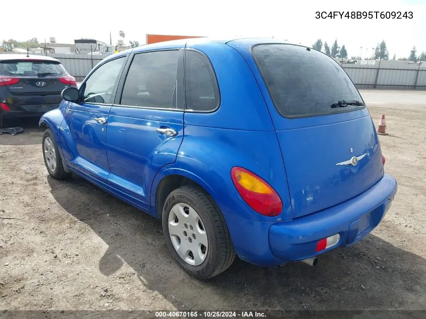 2005 Chrysler Pt Cruiser VIN: 3C4FY48B95T609243 Lot: 40670165