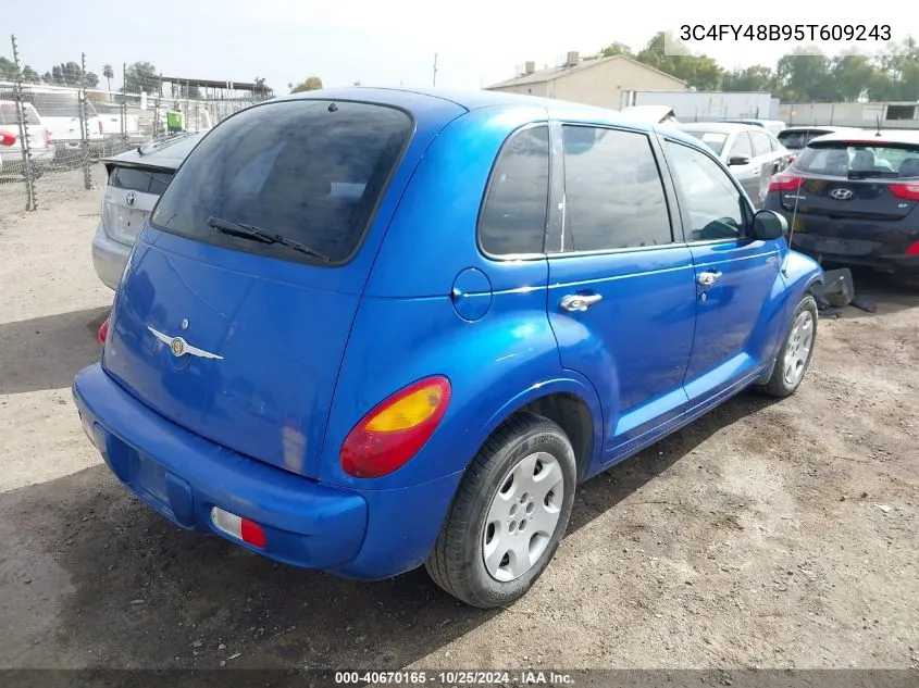 2005 Chrysler Pt Cruiser VIN: 3C4FY48B95T609243 Lot: 40670165