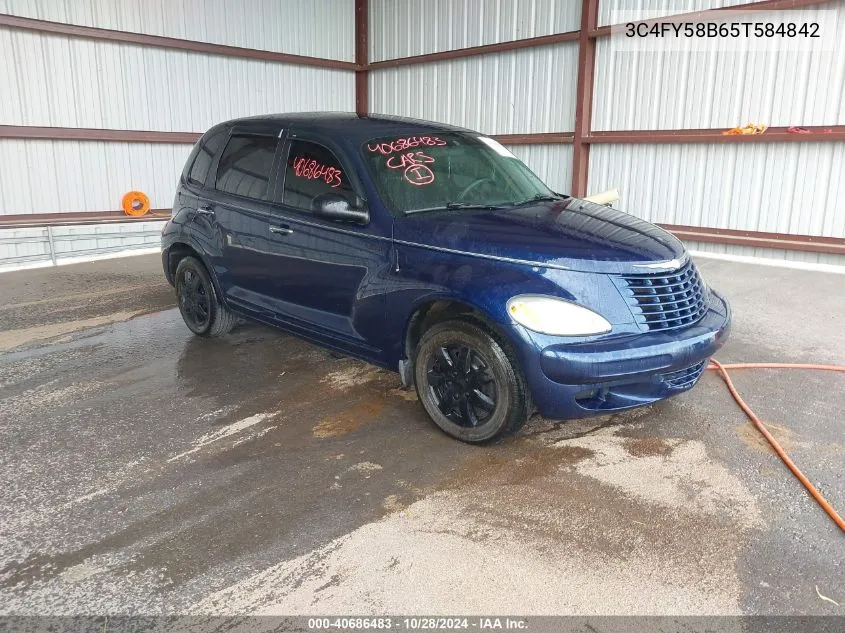 2005 Chrysler Pt Cruiser Touring VIN: 3C4FY58B65T584842 Lot: 40686483