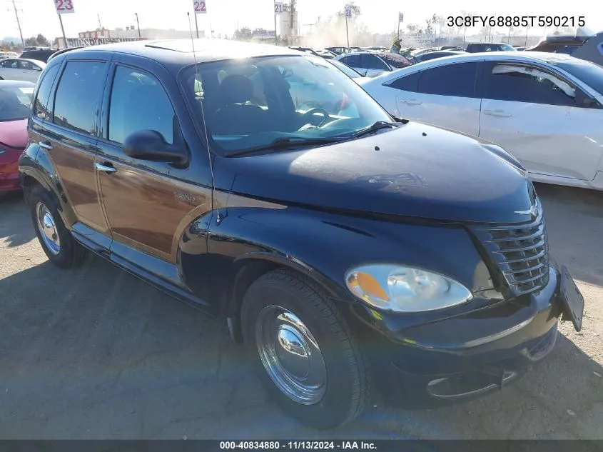 2005 Chrysler Pt Cruiser Limited VIN: 3C8FY68885T590215 Lot: 40834880