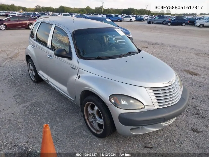 2005 Chrysler Pt Cruiser Touring VIN: 3C4FY58B05T617317 Lot: 40843327