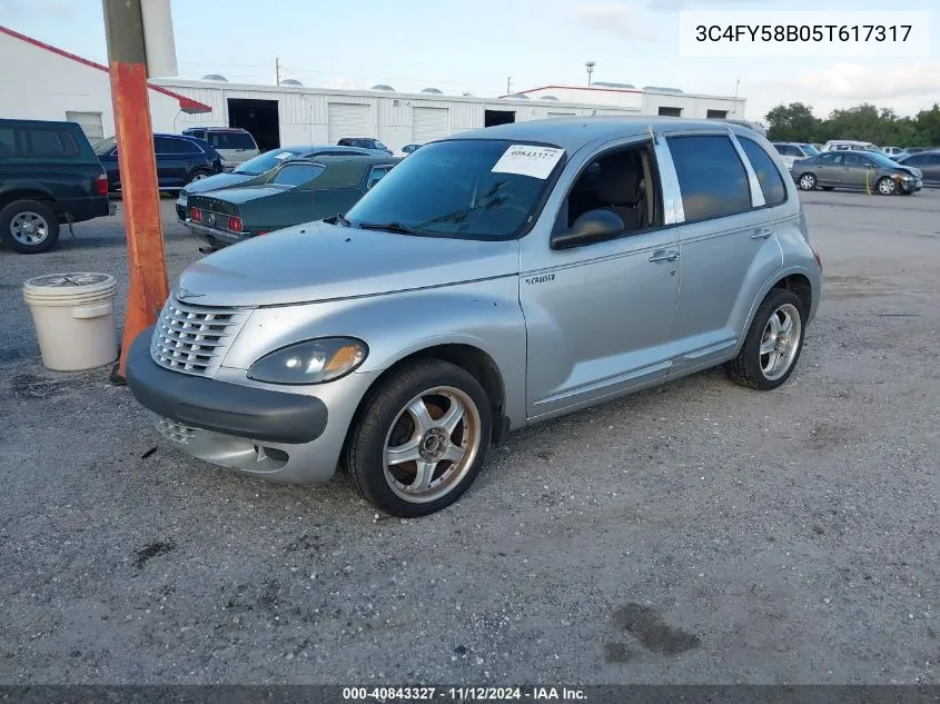 2005 Chrysler Pt Cruiser Touring VIN: 3C4FY58B05T617317 Lot: 40843327