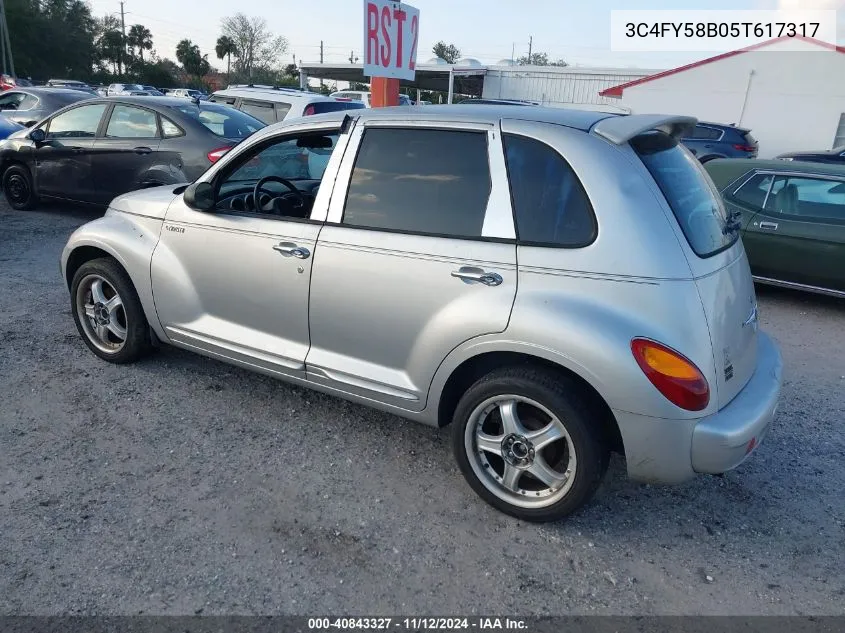 2005 Chrysler Pt Cruiser Touring VIN: 3C4FY58B05T617317 Lot: 40843327