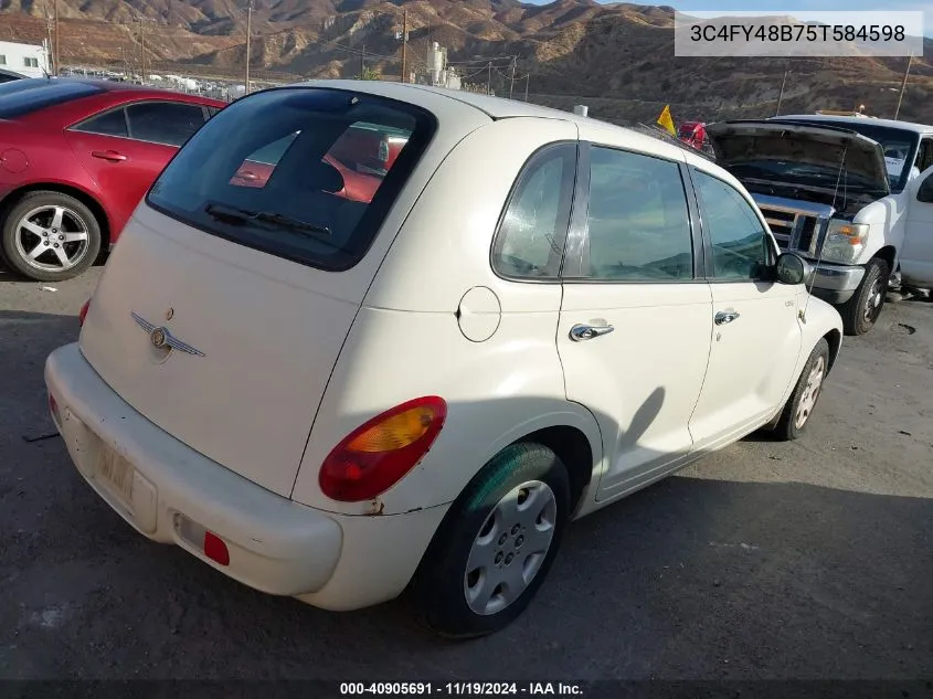 2005 Chrysler Pt Cruiser VIN: 3C4FY48B75T584598 Lot: 40905691