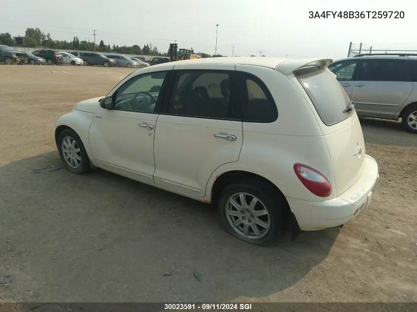 2006 Chrysler Pt Cruiser VIN: 3A4FY48B36T259720 Lot: 30023591