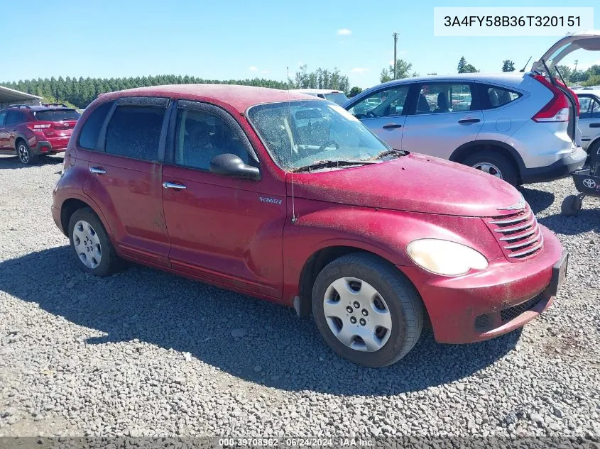 2006 Chrysler Pt Cruiser Touring VIN: 3A4FY58B36T320151 Lot: 39708962