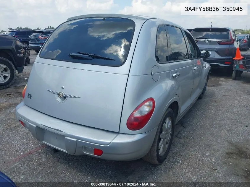 2006 Chrysler Pt Cruiser Touring VIN: 3A4FY58B36T350945 Lot: 39819644