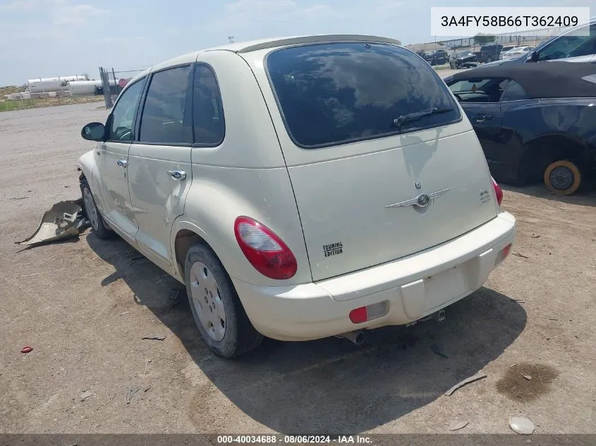 2006 Chrysler Pt Cruiser Touring VIN: 3A4FY58B66T362409 Lot: 40034688