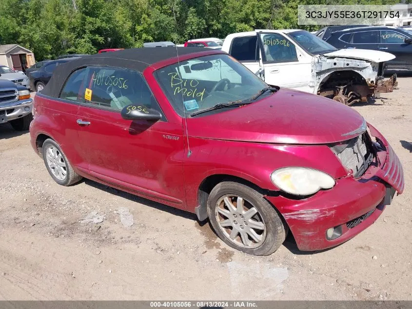 2006 Chrysler Pt Cruiser Touring VIN: 3C3JY55E36T291754 Lot: 40105056