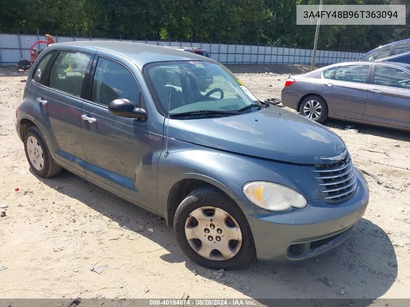 3A4FY48B96T363094 2006 Chrysler Pt Cruiser