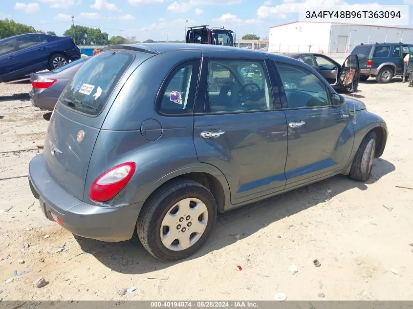 3A4FY48B96T363094 2006 Chrysler Pt Cruiser