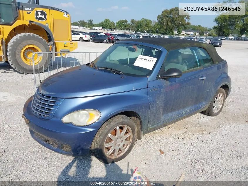 2006 Chrysler Pt Cruiser VIN: 3C3JY45X86T246546 Lot: 40206157