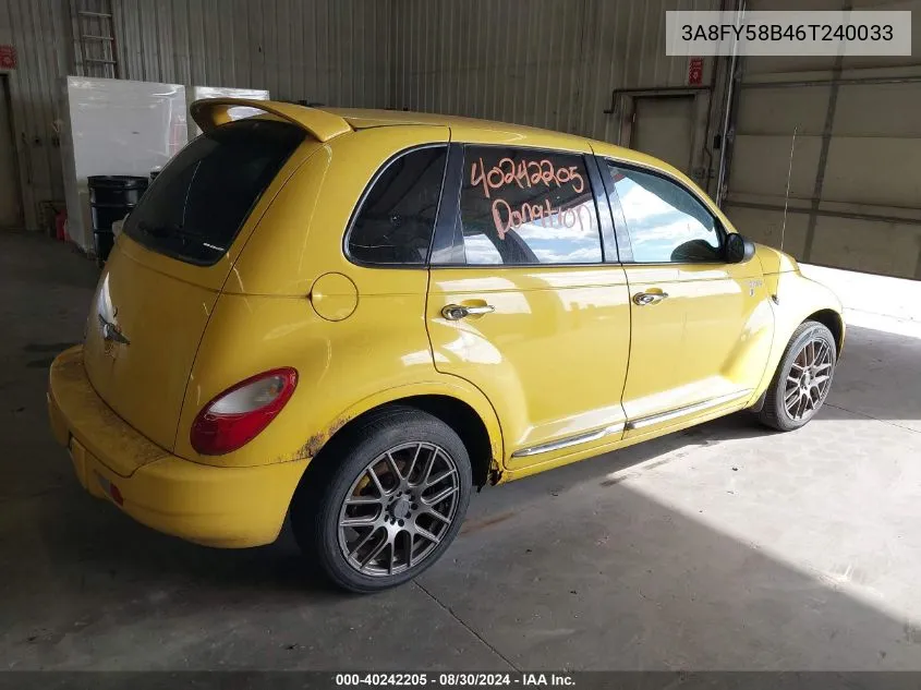 2006 Chrysler Pt Cruiser Touring VIN: 3A8FY58B46T240033 Lot: 40242205