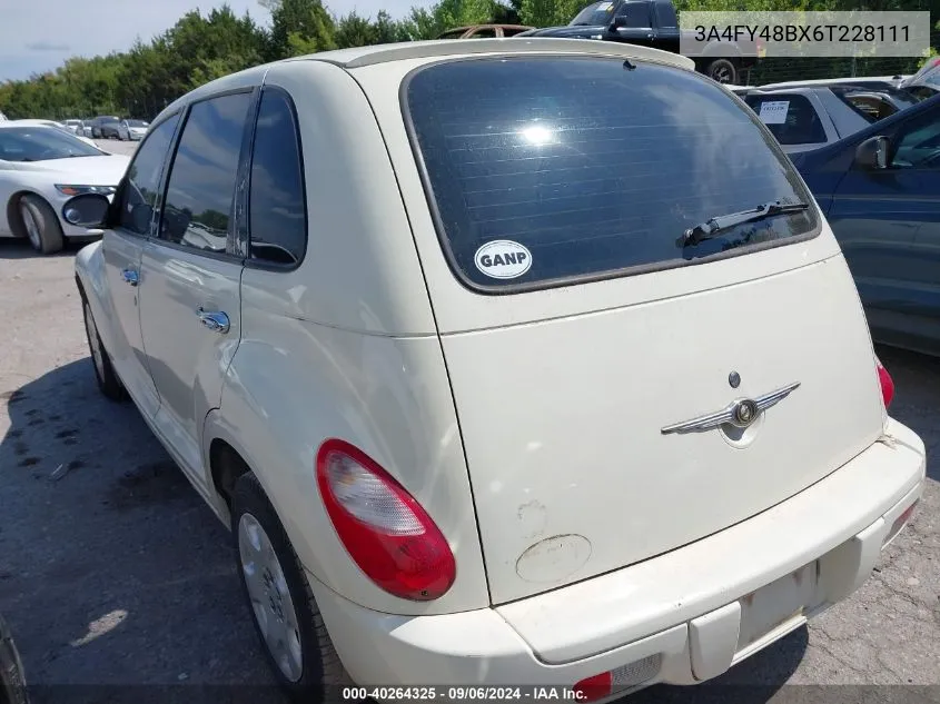 2006 Chrysler Pt Cruiser VIN: 3A4FY48BX6T228111 Lot: 40264325