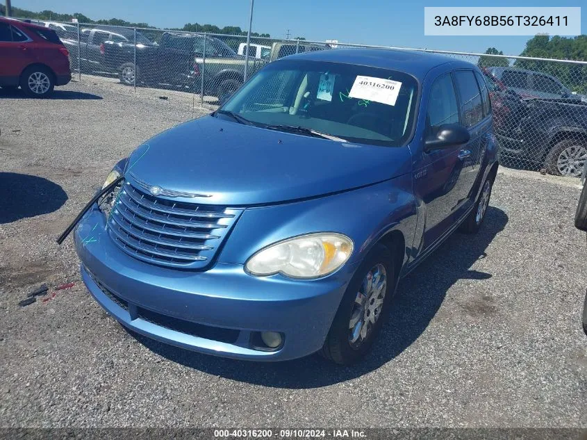 2006 Chrysler Pt Cruiser Limited VIN: 3A8FY68B56T326411 Lot: 40316200