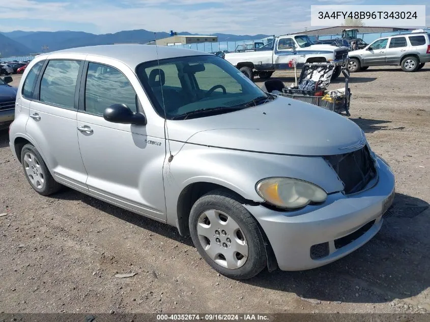 2006 Chrysler Pt Cruiser VIN: 3A4FY48B96T343024 Lot: 40352674