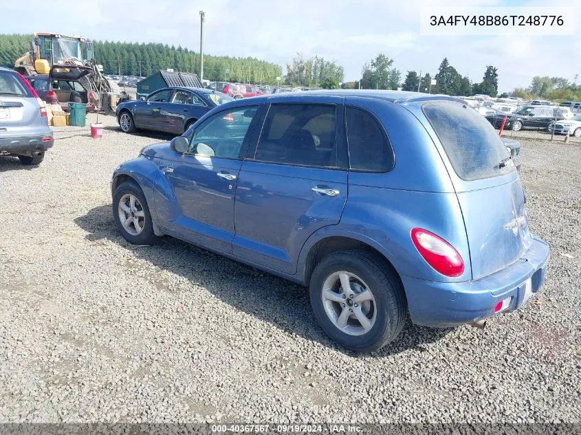 2006 Chrysler Pt Cruiser VIN: 3A4FY48B86T248776 Lot: 40367567