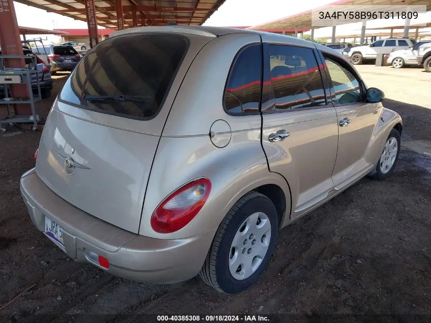 2006 Chrysler Pt Cruiser Touring VIN: 3A4FY58B96T311809 Lot: 40385308