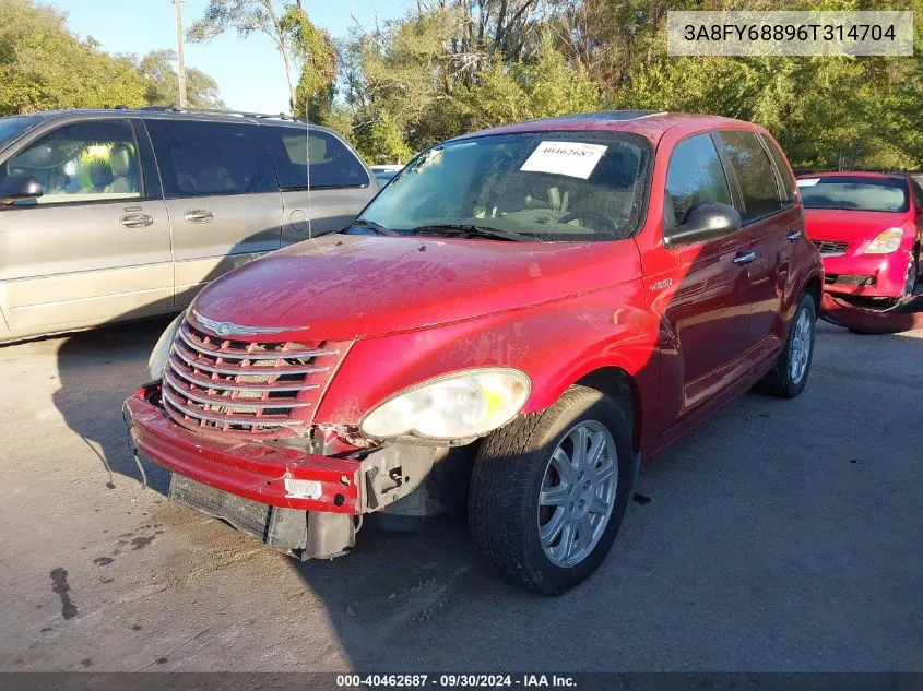 2006 Chrysler Pt Cruiser Limited VIN: 3A8FY68896T314704 Lot: 40462687