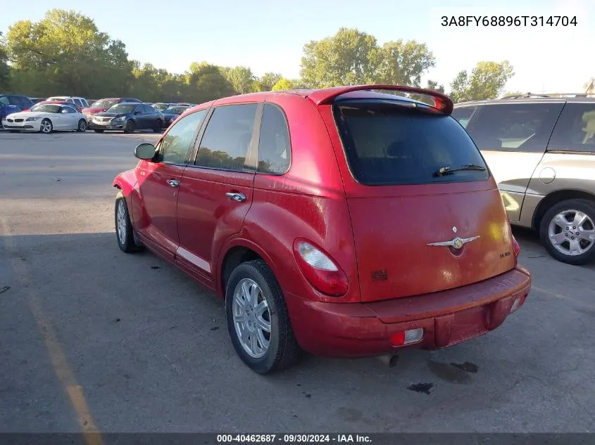 2006 Chrysler Pt Cruiser Limited VIN: 3A8FY68896T314704 Lot: 40462687