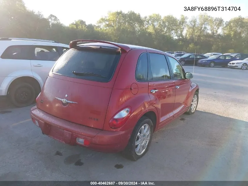 2006 Chrysler Pt Cruiser Limited VIN: 3A8FY68896T314704 Lot: 40462687