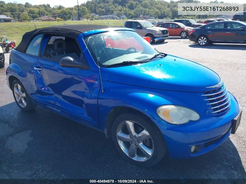 2006 Chrysler Pt Cruiser Touring VIN: 3C3JY55E16T268893 Lot: 40494878